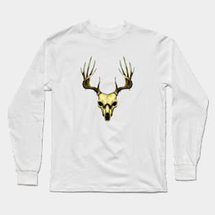 Stag Skull Long Sleeve T-Shirt